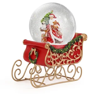 Christmas Snow Globe with Music & Lights,